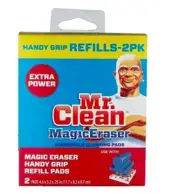 Mr Clean Magic Eraser Refill for Handy Grip, Pack of 2, White