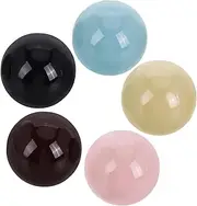 CALLARON 5Pcs Electroplated Perfume Ball Cap Heavy Duty Spray Bottle Topper for Aromatherapy Diffuser Decor Unique Design to Showcase Individuality Luxurious High Gloss Finish