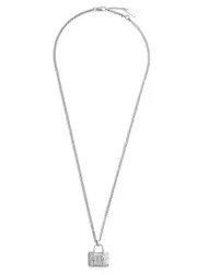 Marc Jacobs The Tote Crystal-embellished Necklace - Silver ONE SIZE