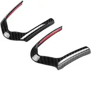 2pcs Steering Wheel Decorative Trim Car Steering Wheel Chrome Cover Frame for BMW F20 F22 F30 F32 F10 F06 F15 F16