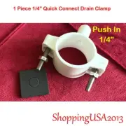 1/4" Drain Clamp Quick Connect Water Filter RO Reverse Osmosis System