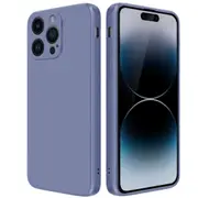 MCC iPhone 14 Pro Max Soft Silicone Shockproof Case Cover Apple ProMax [Grey Purple]