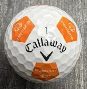 Callaway Chrome Soft Truvis Hanwha Orange Golf Ball (1)