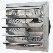 Iliving - 18" Wall Mounted Exhaust Fan - Automatic Shutter - Variable
