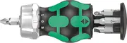 Wera 008886 Kraftform Kompakt Stubby Magazine RA 4 Bit Holding Screwdriver 6-Piece Set