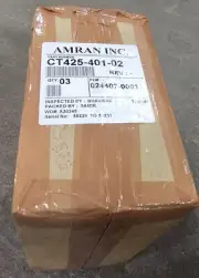 Amran Inc. Current Transformer, Ratio: 400/0.6A #CT425-401-02 (Box of 3)
