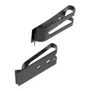 2pcs Spring Buckle Sheath Clip 56*25mm Black Pockets Wallet Key Hooker DIY Tool
