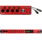 Focusrite Clarett+ 4Pre USB-C Audio Interface and Preamp Expansion Bundle