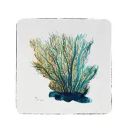 Betsy Drake Blue Coral Neoprene Coaster set of 4