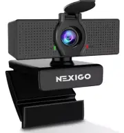 NexiGo N60 1080P Webcam with Microphone Adjustable FOV Zoom Software Control