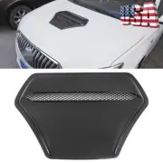 1 x Glossy Black Car Air Flow Vent Cover Scoop Vent Bonnet Decorative Cover USA