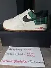 Nike AIR FORCE 1 Low ‘07 LX Men’s 10 Plaid Pale Ivory Stadium Green DS