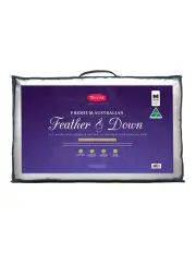 [Tontine] 50/50 Australian Feather and Down Surround Pillow in White