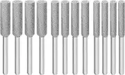 12pcs 4.0mm 4.8mm 5.5mm Diamond Chainsaw Sharpener Burr Grinding Stone File Sharpening Polishing Grinding Tool for Chainsaw Grinder