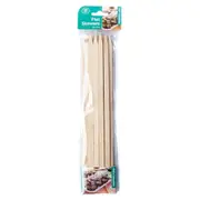 25x Bamboo Flat ECO Skewers BBQ Picnic Barbecue Party Needle 29cm