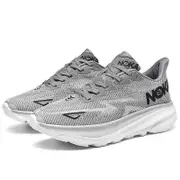 Men's Running Shoes Breathable Man Sports Sneakers Lace Up Comfort Casual Walking Shoes Athletic Training Footwear gray 43