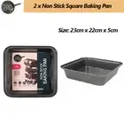 Non Stick Cake Pie Baking Pan Square Mold Kitchen Bakeware Tray Cooking Tool