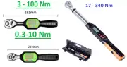 OZ Seller 0.3-10Nm 1/4" / 3.0-100Nm 17-340Nm 1/2" Drive Digital Torque Wrench