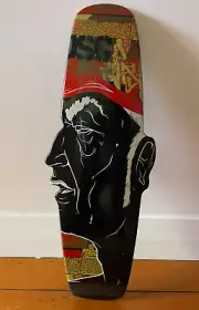 NOS Designarium Natas x Dave Kinsey Skateboard Deck Art Piece