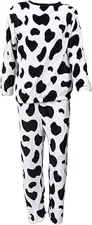 Gatuida 1 Set Cow Home Clothes Fleece Nightgown for Women Warm Nightgowns for Women Cartoon Nightgown Plush Pajama Womens Nightgown Cartoon Nighty Clothing Women's Flannel Long Sleeve