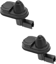 eMagTech 2Pcs Door Jamb Switch Interior Dome Light Push Buttons 35400-S5A-013 35400S6A01 Compatible with Honda Compatible with Odyssey Compatible with Accord Black