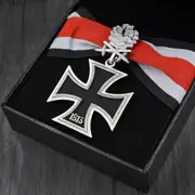 Top Quality Knight Cross 1813 1939 Iron Cross Medal With Diamond Oak Leaf With Certificate And Box D