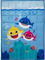 Baby Shark Kids Weighted Blanket, Super Soft Plush Bedding, 36" x 48", 4.5 lbs.