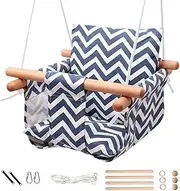 Baby Swing Seat, TOPIND Canvas Baby Hammock Infants to Toddler Swing Chair, for Kids Toys for Camping,Indoor, Outdoor, Hiking, Tree Swings (Stripe)