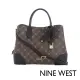 【NINE WEST】BROOKLYN 經典手提/斜背托特包-LOGO咖啡(108505)