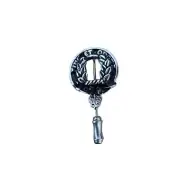 MacArthur Clan Crest Pewter Cap Lapel Tie Pin