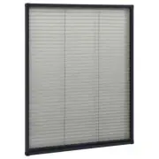 Plisse Insect Screen Aluminium 60x80cm Fly Mosquito Bug Window Curtain Mesh Net