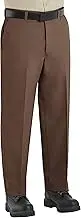 Red Kap Men's Premium Red-E-Permanent Press Industrial Work Pant Brown 8oz TouchTex II Twill