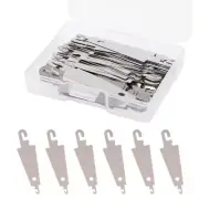 60pcs Metal Needle Threaders Embroidery for Threading Large Eye Nee