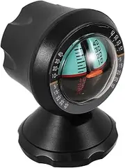 Kisangel Car Compass Car Ornament Dash Mount Compass Mount Compass Vehicle Compass for Boats Auto Compass Compass Ball Mount Phone Holder for Car Dashboard Boat Compass Abs
