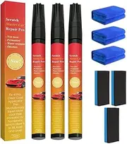 3Packs All Cars Magic Pen for Car Scratches - Allcarsfix Magic Car Scratch Removal Pen, All Cars Fix Magic Pen, The Magic Pen All Cars, Weatherproof Touch Up Paint Pen, Car Paint Scratch Remover Pen