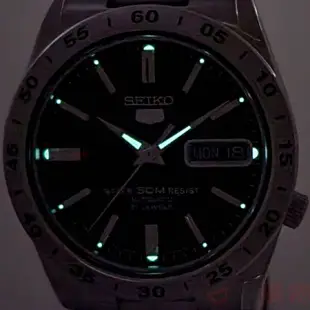 SEIKO 精工 SNKE01J1手錶 日本製 盾牌5號 自動上鍊 機械錶 夜光 黑面 鋼帶 男錶