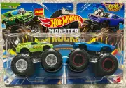 Hot Wheels 2024 Monster Trucks Doubles Poison Pinto / Rodger Dodger #HWN70 1:64