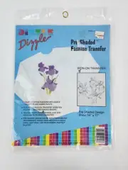 1989 Made in the U.S.A. Dizzle Pre-Shaded Iron-On Transfer #50042 14" x 17"