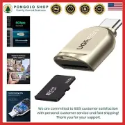 Durable USB C to Micro SD Adapter - Enhanced Heat Resistance & Portable Design