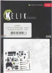 RESK48098K 1:48 ResKit/Kelik 3D Detail Set - Ju87G-1 Stuka Kanonenvogel (ITA