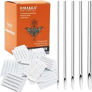 Piercing Needles - Romlon Mixed Ear Nose Piercing Needles 12G 14G 16G 18G and 20G Hollow Needles for Ear Nose Belly Nipple Lip Tongue Piercing Kits Piercing Tools
