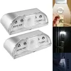2X Door Lock Keyhole Light PIR Motion Sensor Cabinat Closet Night Lamp Cordless