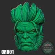 Sabretooth X-Men villain custom head 4" 6" 7" 12" Marvel action figures