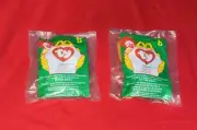 2X 1998 McDonalds Ty Beanies happy meal # 8 Scoop sealed