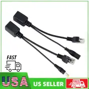 Passive Power Over Ethernet PoE Adapter Injector+ Splitter Kit 5v 12v 24v 48v