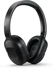 Philips Audio H6506 On-Ear Wireless Headphones with Active Noise Canceling (ANC) and Multipoint Bluetooth Connection, TAH6506BK, Black