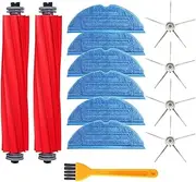 Mop Pad Compatible with XiaoMi Roborock Vacuum Cleaner Robot S7 S70 S75 S7Max S7MaxV T7s T7s Plus Mop Rags Parts Mop Cloths Accessories (Color : Set 19)