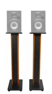 (2) 36" Bookshelf Speaker Stands For Sony SS-B1000 Bookshelf Speakers