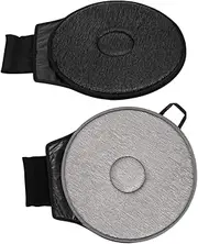 Mikinona 2pcs Car Seat Swivel Cushion Rotating Automotive Seat Cushions with Nonslip Base for Seniors and Adults Comfortable Wrinkle Material for Easy Access