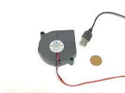 USB PLUG - 60mm 5v fan Brushless Exhaust Centrifugal Blower Computer Gdstime C28